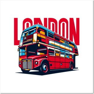 London Bus Posters and Art